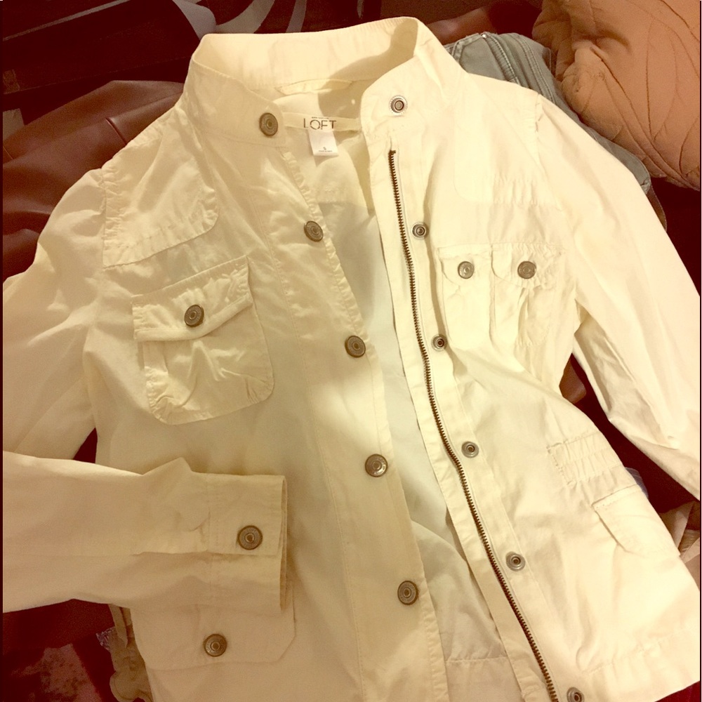 Loft utility jacket size small new without tags